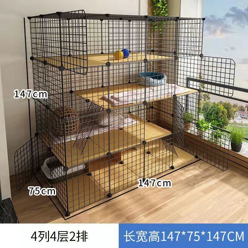 猫笼子两层猫咪别墅家用室内超大自由空间带厕所一体小型猫屋