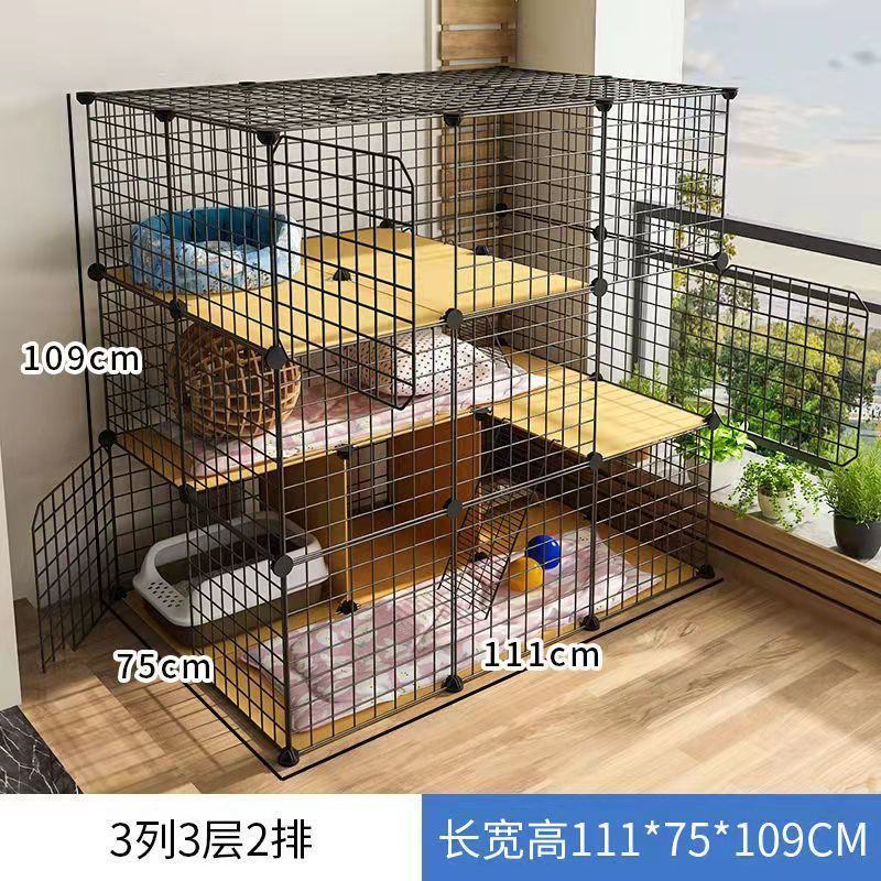 猫笼子两层猫咪别墅家用室内超大自由空间带厕所一体小型猫屋