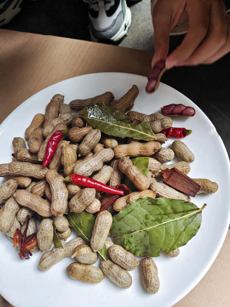 蒸笼花生批发盐水花生煮花生颗颗入味粒粒饱满5斤一袋整件