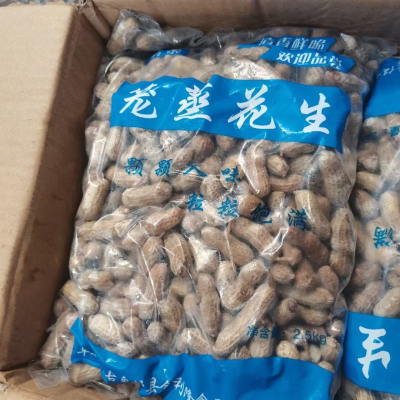 蒸笼花生批发盐水花生煮花生颗颗入味粒粒饱满5斤一袋整件
