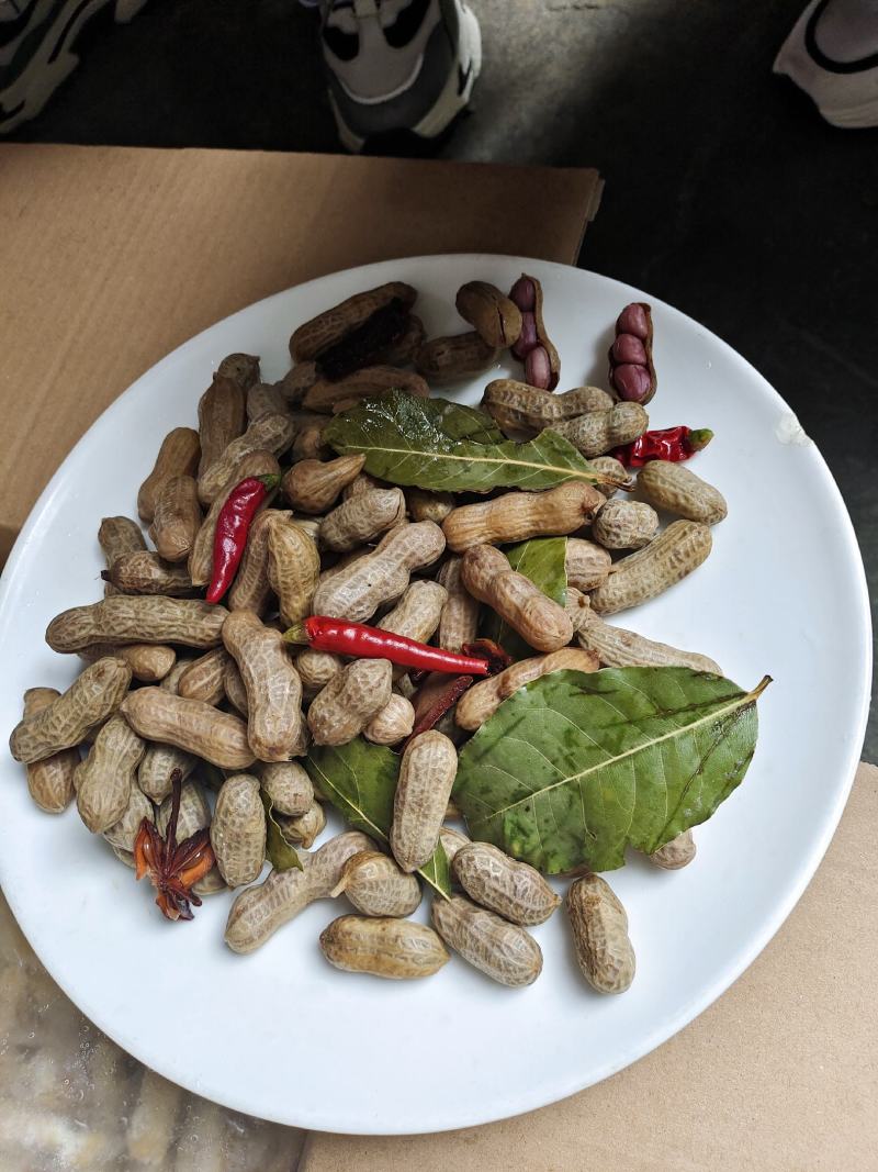 蒸笼花生批发盐水花生煮花生颗颗入味粒粒饱满5斤一袋整件
