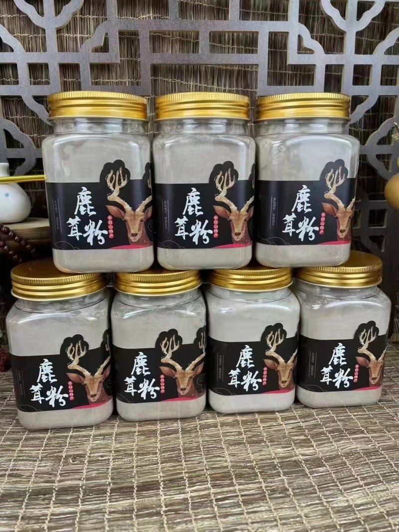 长白山梅花鹿鹿茸粉250g瓶装东北纯正源头批发直销