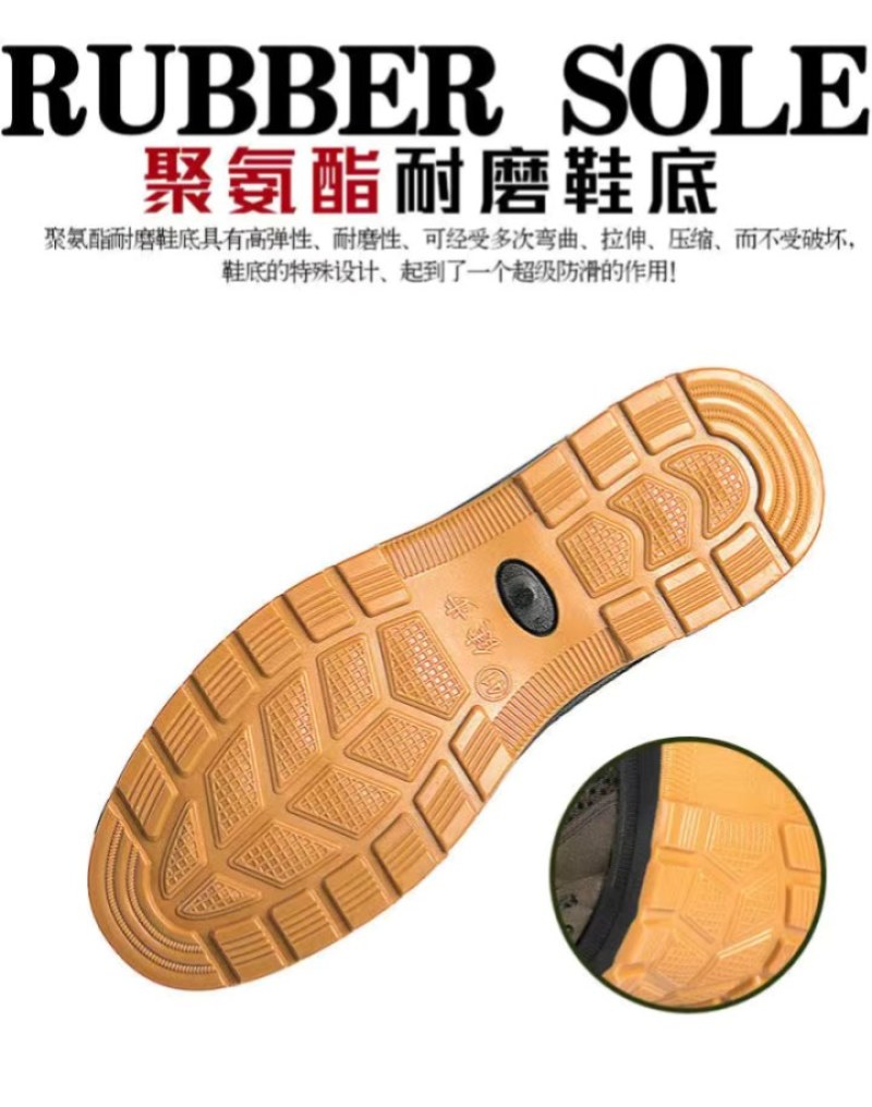 新款夏季老北京布鞋男士休闲鞋牛筋底爸爸鞋中老年防臭鞋
