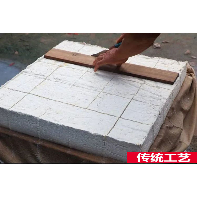卤水豆腐干正宗地方特色纯手工传统工艺石磨磨豆大锅熬制