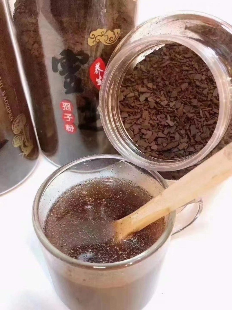 长白山灵芝孢子粉特级片状高端送礼批发直销