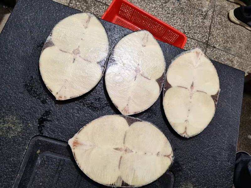 马鲛鱼片500克2-3片真空包装无冰衣