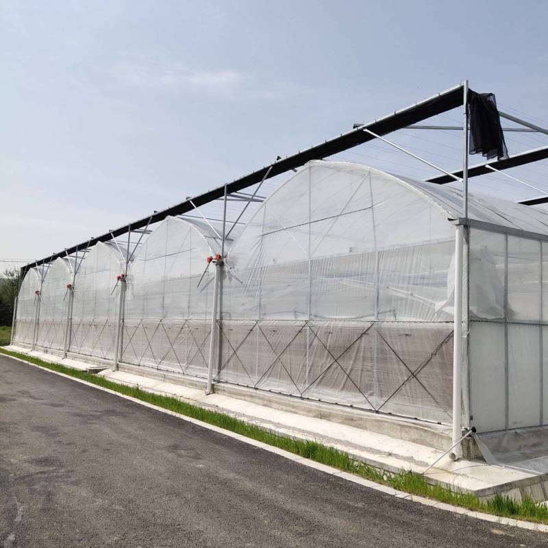 外遮阳连栋大棚花卉简易大棚温室连栋骨架棚薄膜蔬菜成套大棚