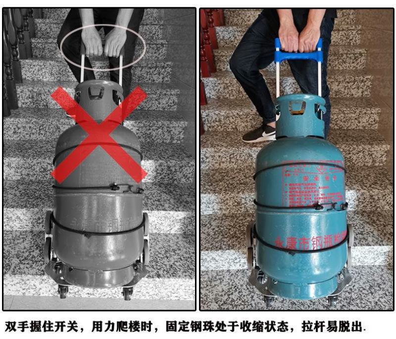 爬楼铝合金便携拉杆车折叠行李车小拖车手拉车购物车家用手推
