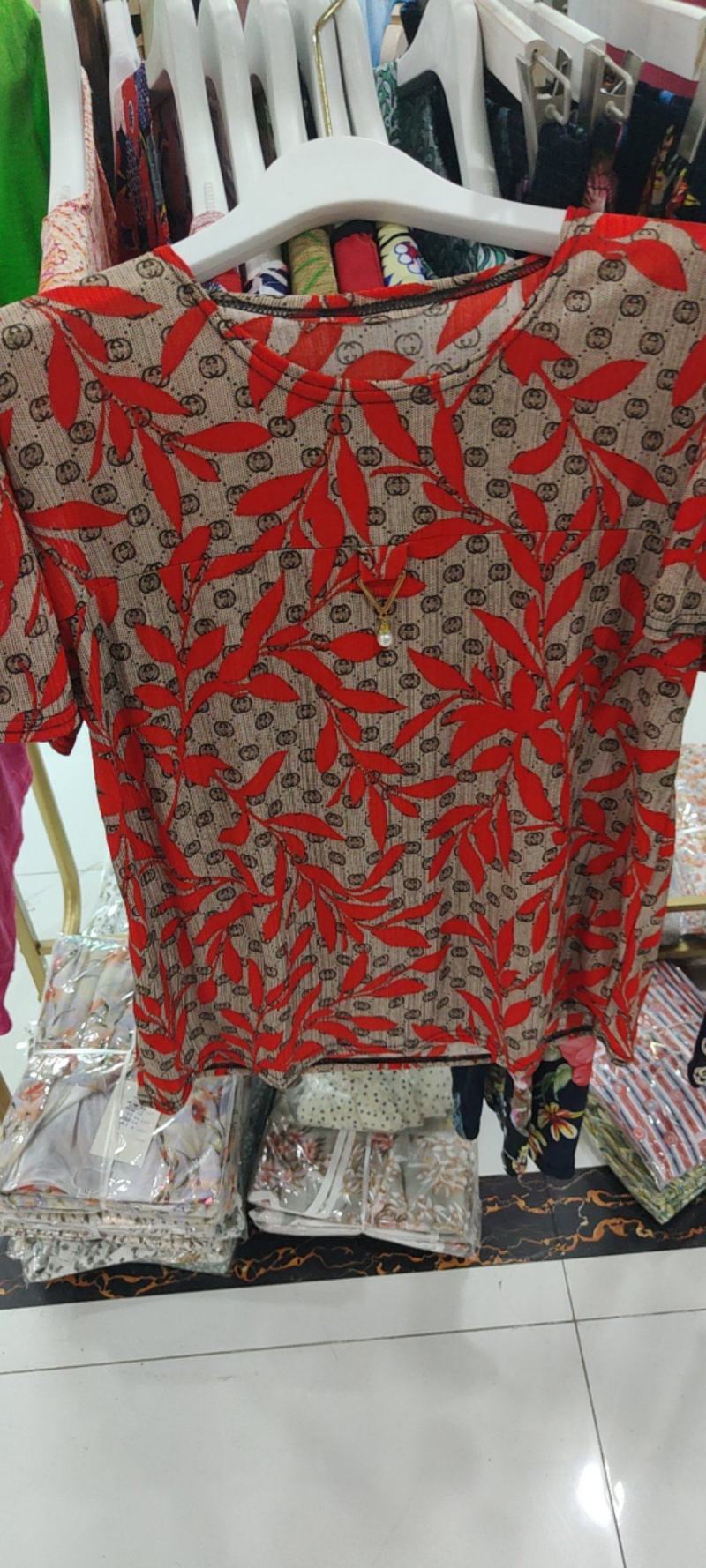 精品冰丝妈妈衫