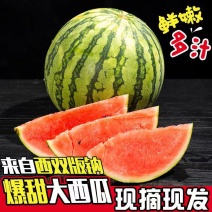 特价8424麒麟西瓜当季水果薄皮无籽清甜多汁现摘现卖新鲜