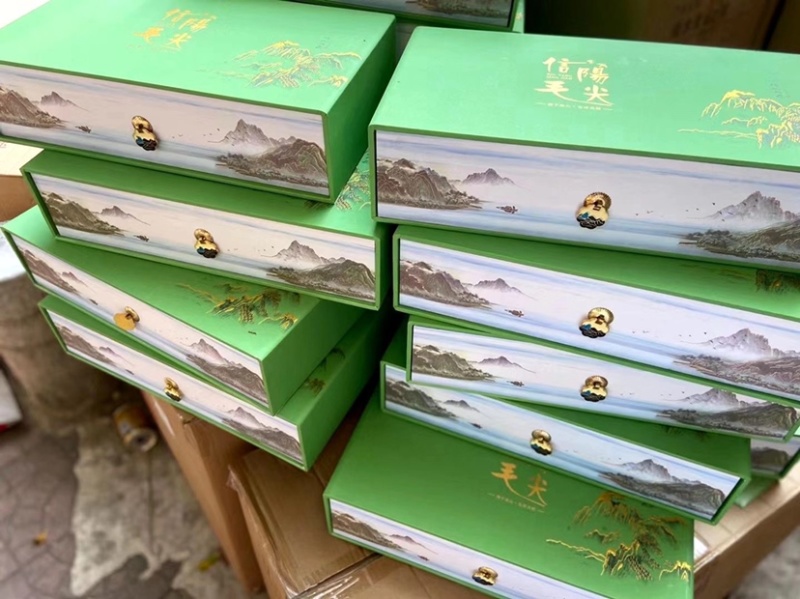 绿茶毛尖新礼盒装500克支持一件代发需要可以联系