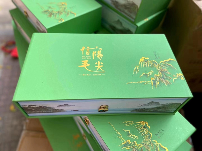 绿茶毛尖新礼盒装500克支持一件代发需要可以联系