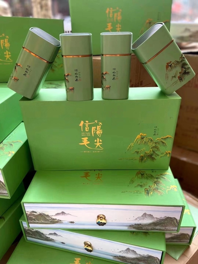 绿茶毛尖新礼盒装500克支持一件代发需要可以联系