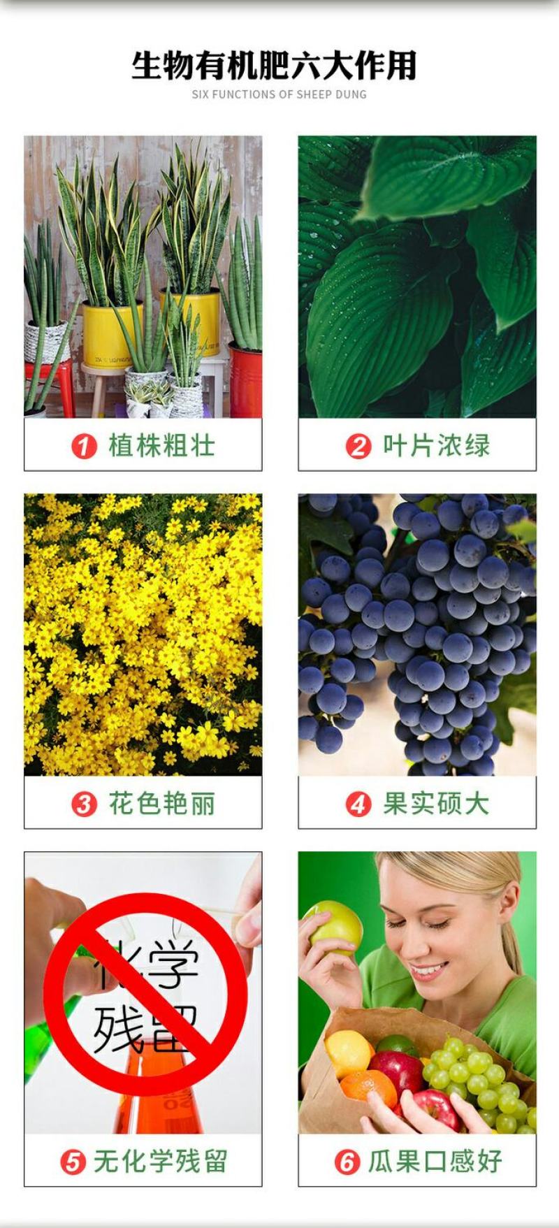 内蒙纯羊粪发酵肥料绿植养花果树蔬菜花生盆栽多肉通用型肥料