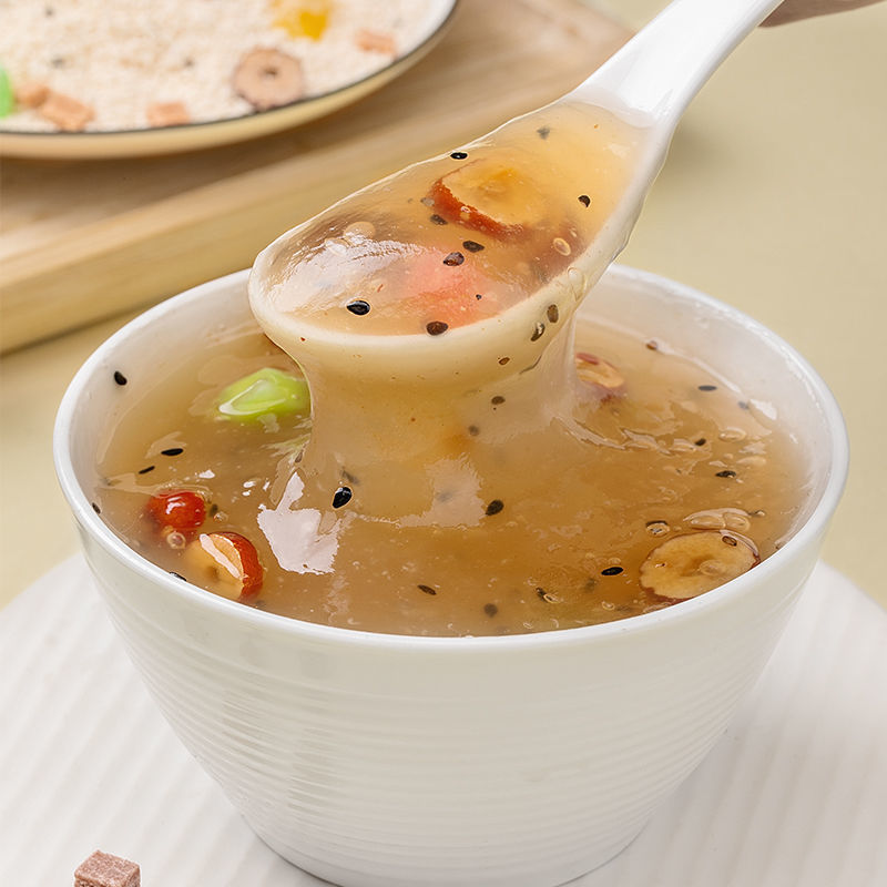 【送玻璃碗勺】坚果藕粉西湖藕粉藕粉水果捞免煮速食冲调营养