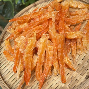 【推荐】广西北部湾天然海虾条干，无盐无沙，干度好鲜味足