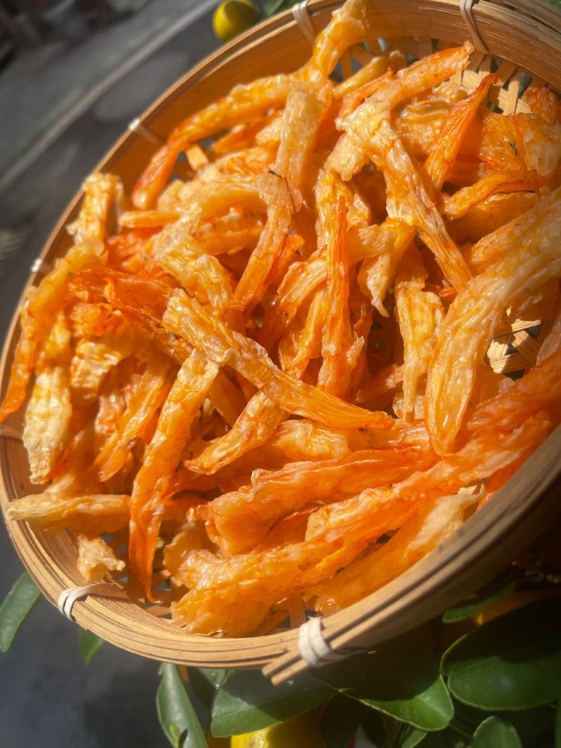 【推荐】广西北部湾天然海虾条干，无盐无沙，干度好鲜味足