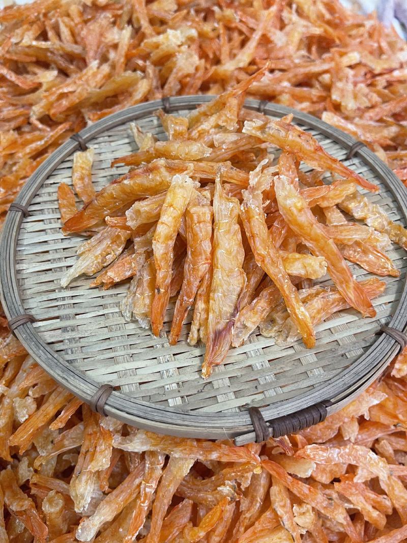 【推荐】广西北部湾天然海虾条干，无盐无沙，干度好鲜味足