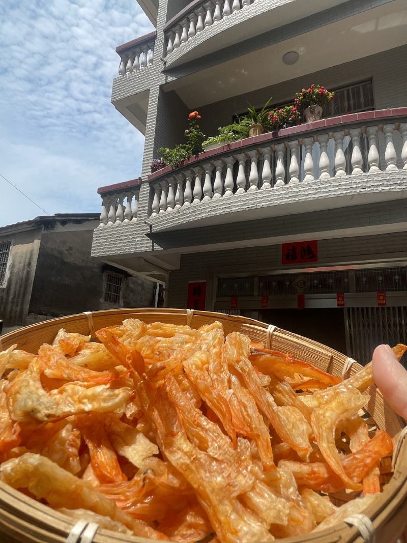 【推荐】广西北部湾天然海虾条干，无盐无沙，干度好鲜味足