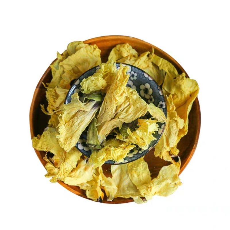 黄秋葵花黄秋葵花中药材金花葵野生秋葵花干花花茶特级秋