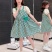 女童连衣裙学院风2022夏季新款女孩时髦洋气短袖中大童裙