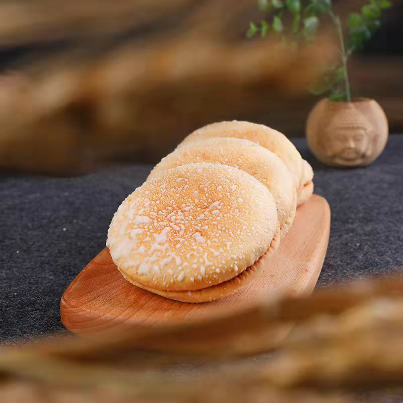 山药雪饼法式面饼老面法饼休闲美食早餐10元模式