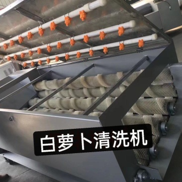 白萝卜清洗机，果蔬清洗设备厂家直发。
