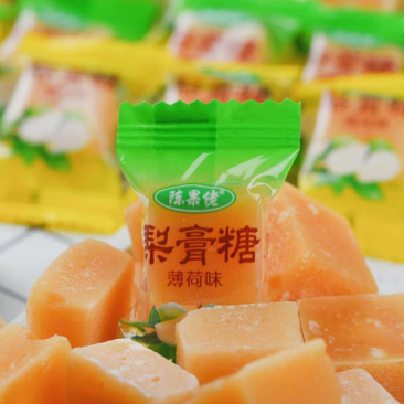 梨膏糖金银花糖罗汉果糖新包装老包装清凉薄荷糖批发