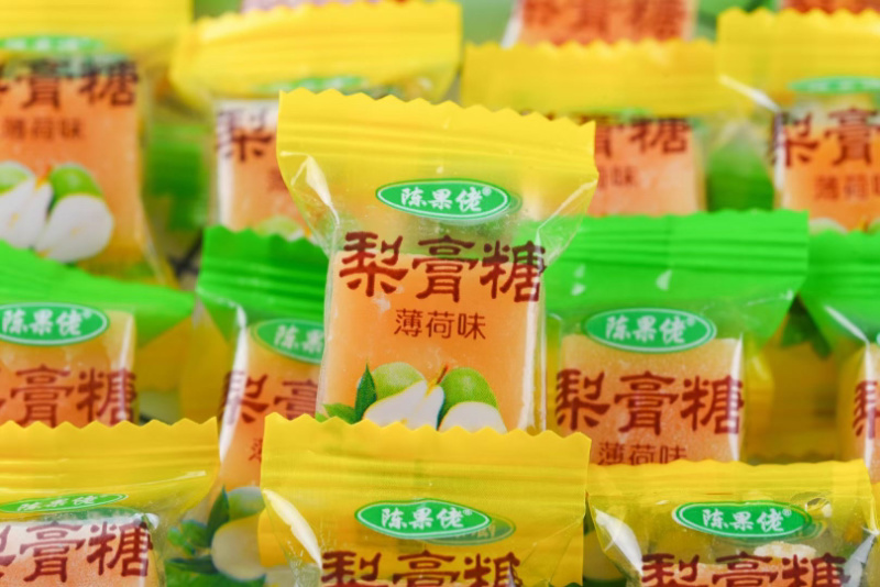 梨膏糖金银花糖罗汉果糖新包装老包装清凉薄荷糖批发