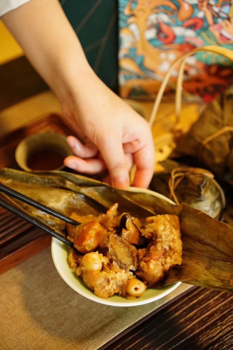 超市，社区，鲍鱼粽子