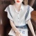 短袖雪纺衫女装夏装2022年新款百搭女士衬衫薄款上衣洋气