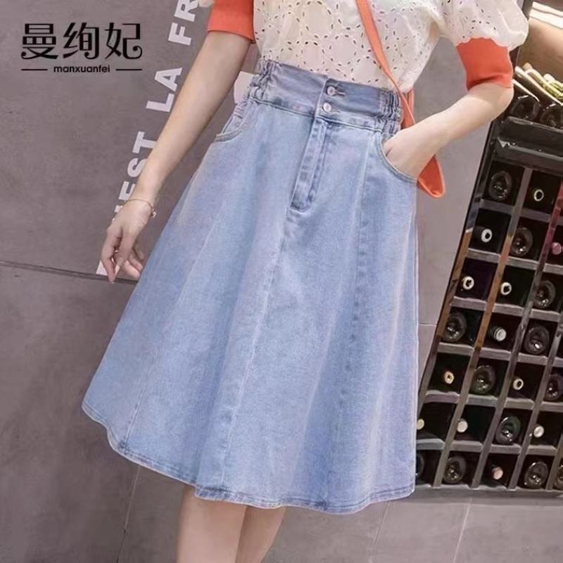 牛仔短裙女夏季设计感小众半裙高级感高腰显瘦短款包臀半身裙
