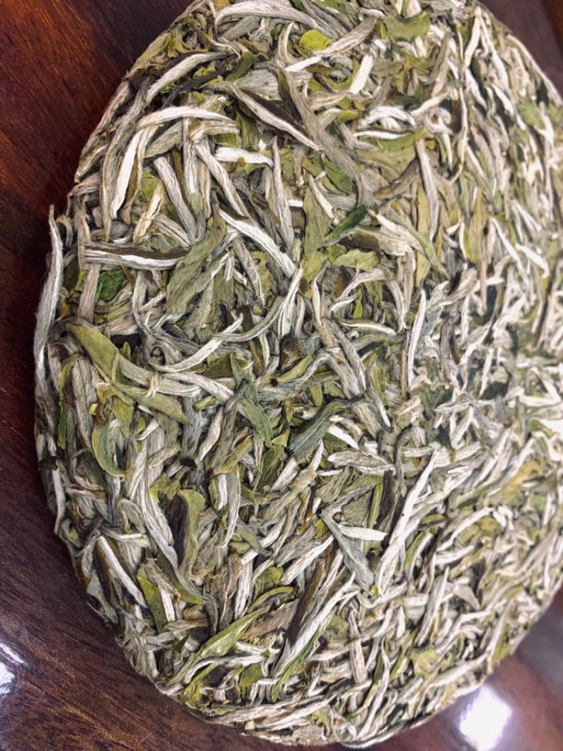 白茶头采银针回味甘甜品质保证白毫银针茶饼
