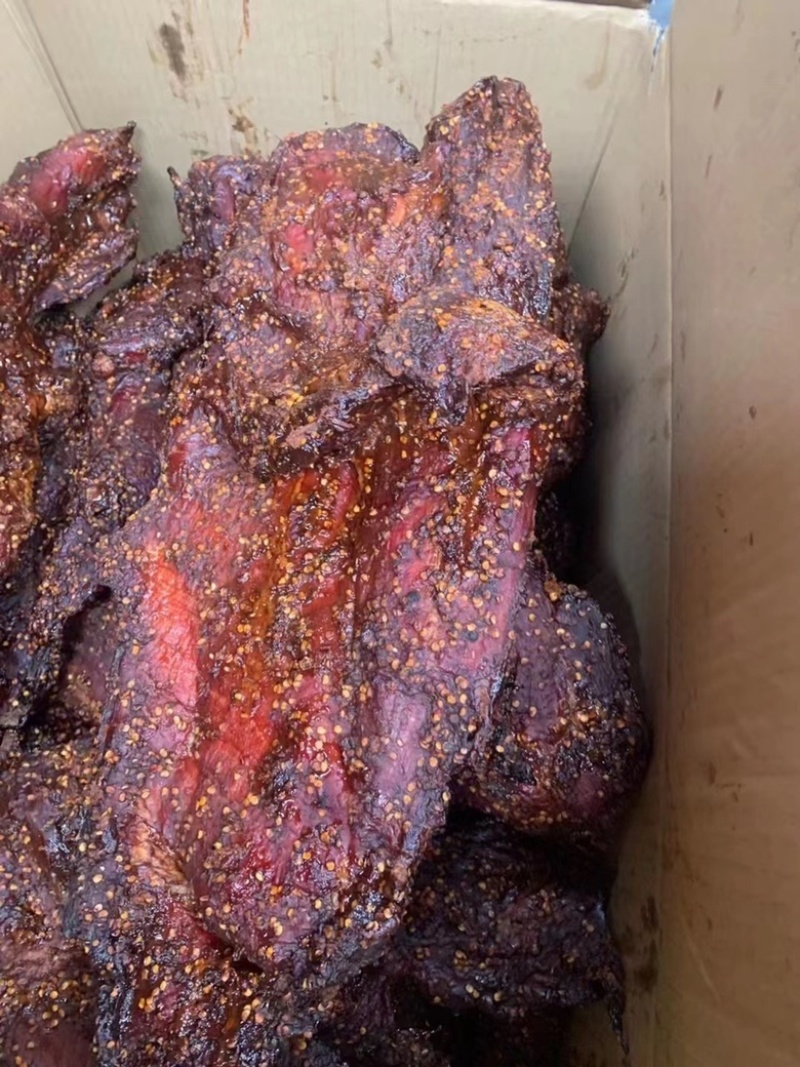 麻辣大块肉里脊大块肉长条大刀肉阿坝州牦牛肉味批发