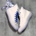 中国风青花瓷高帮时尚潮流休闲鞋