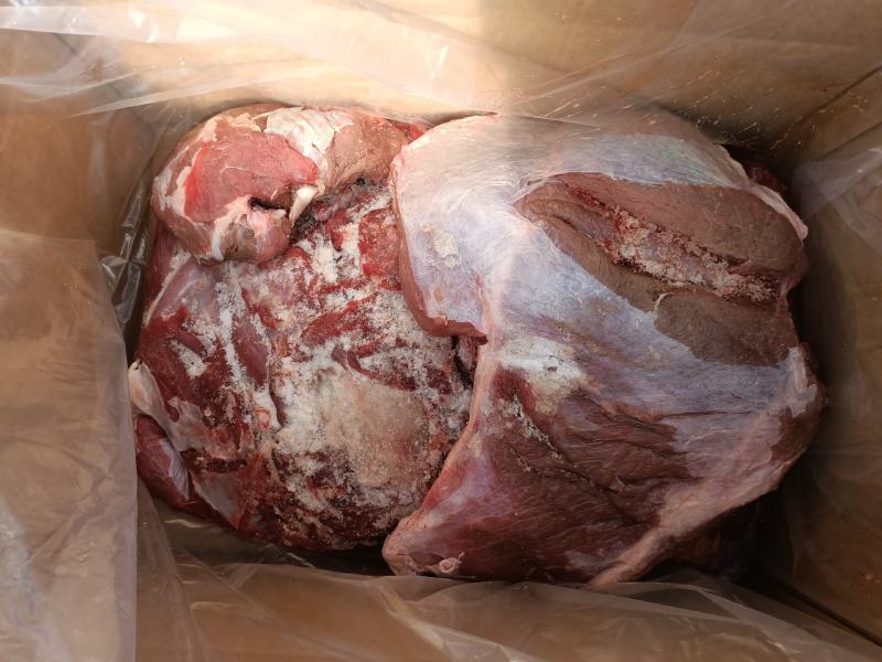 鲜冻牛肉，国产纯干牛肉牛前牛后，精修去油去筋
