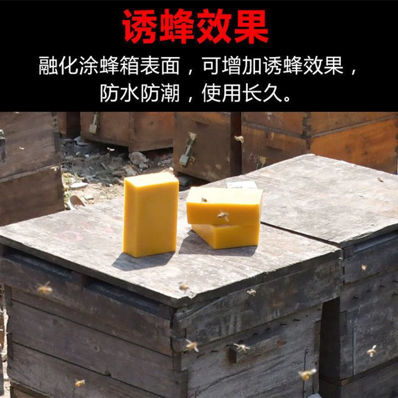 蜂蜡块状养蜂诱蜂蜡块口红制作材料唇膏天然专用食用诱蜂神器