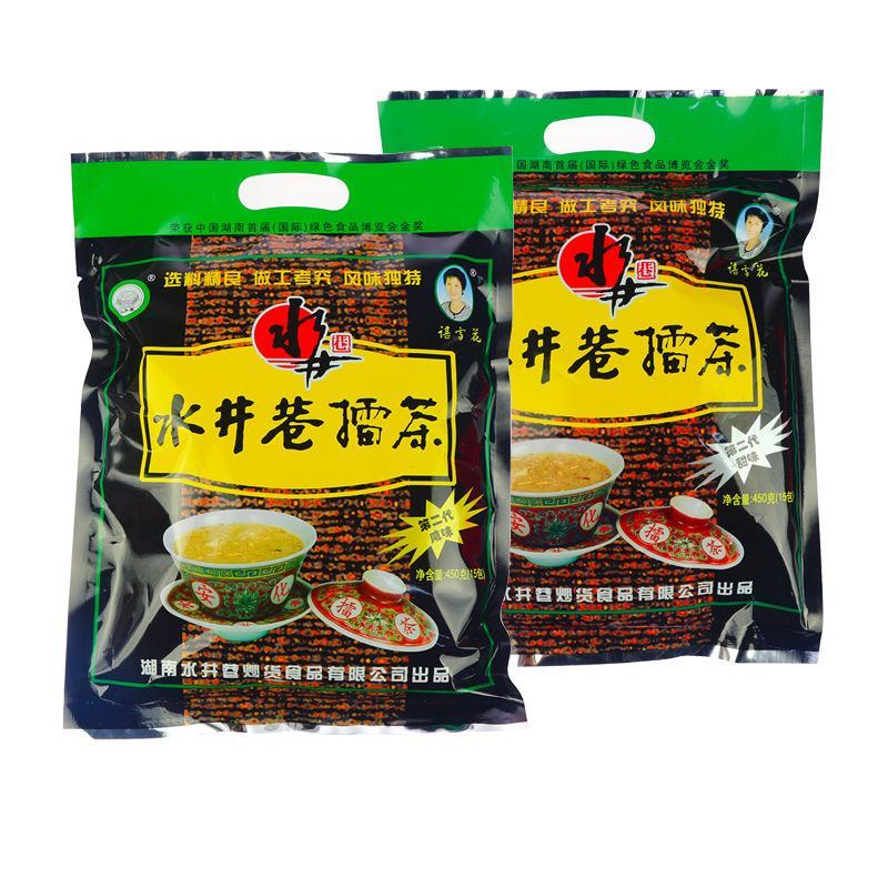 湖南特产水井巷咸味益阳擂茶安化甜味擂茶早餐代餐冲饮包邮