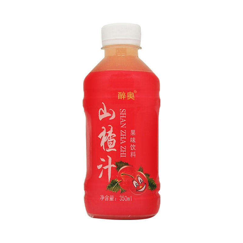 醉奥山楂果园饮料山楂汁饮品清爽解腻350ml*12瓶