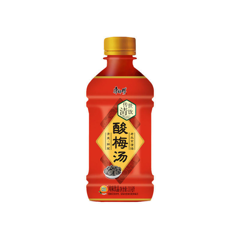 康师傅传世清饮酸梅汤酸梅汁330ml*12瓶整箱清爽包邮