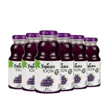 纯果乐葡萄汁纯果汁250ml*6瓶葡萄汁葡萄汁包邮