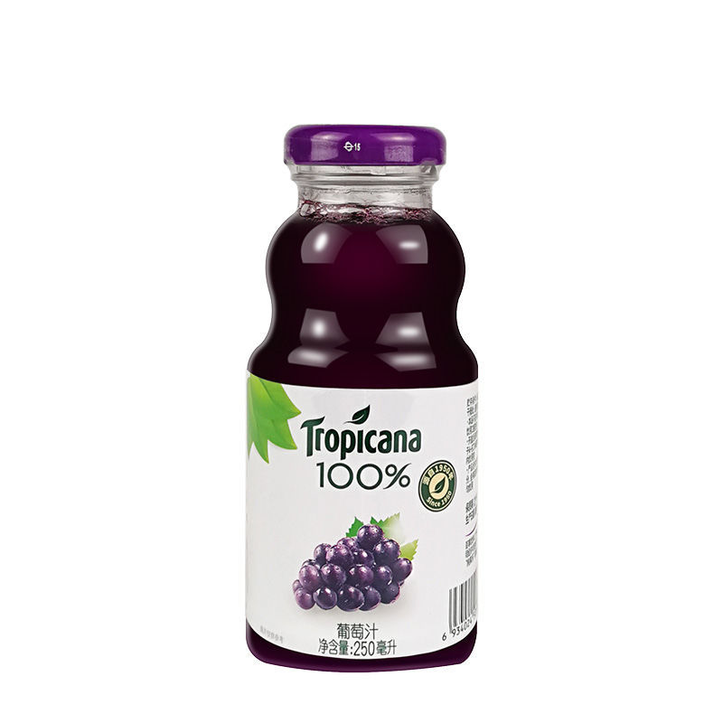 纯果乐葡萄汁纯果汁250ml*6瓶葡萄汁葡萄汁包邮
