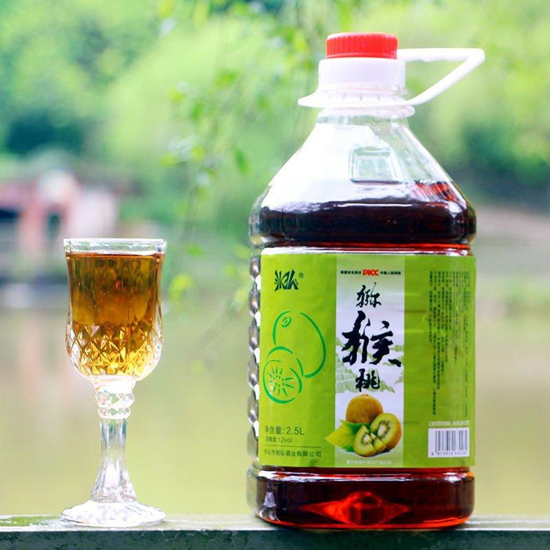 【冰弘猕猴桃酒12度2.5L】好喝正宗湖南湘西高山甜型
