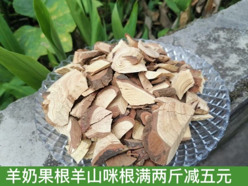 贵州野生羊奶果根纯野生500g克包邮胡颓子根羊山咪根天然