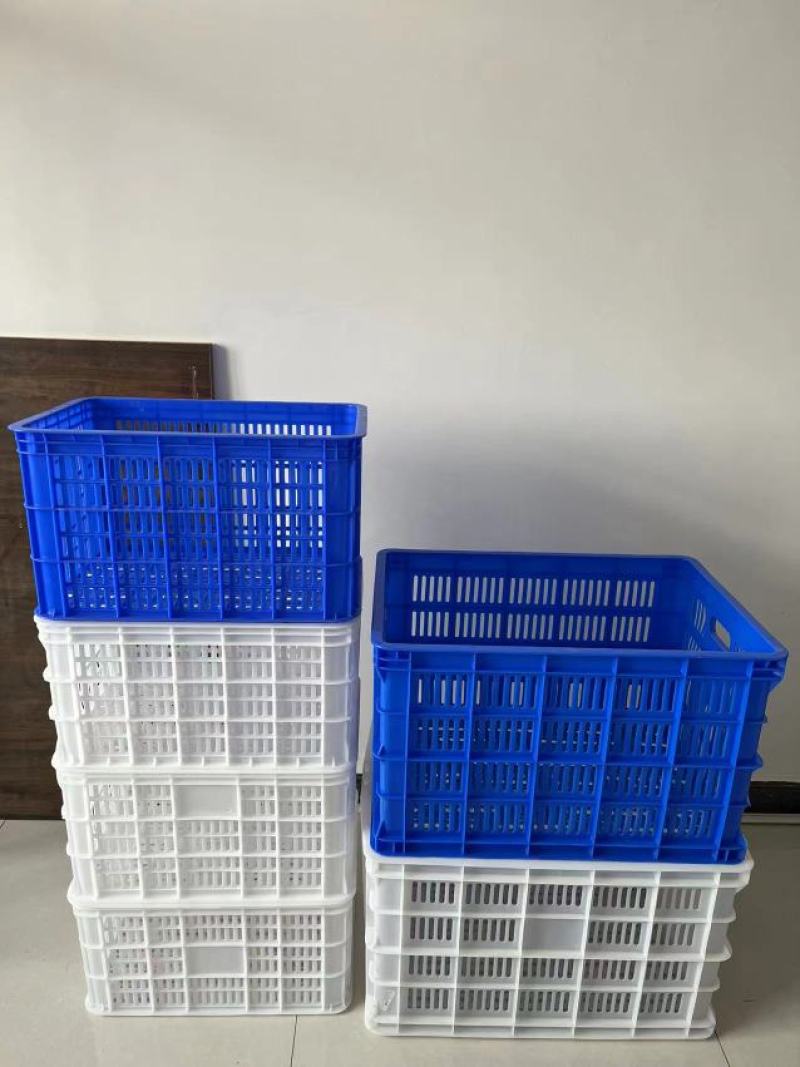 塑料周转筐、水果筐、蔬菜筐子生鲜周转筐耐磨抗摔