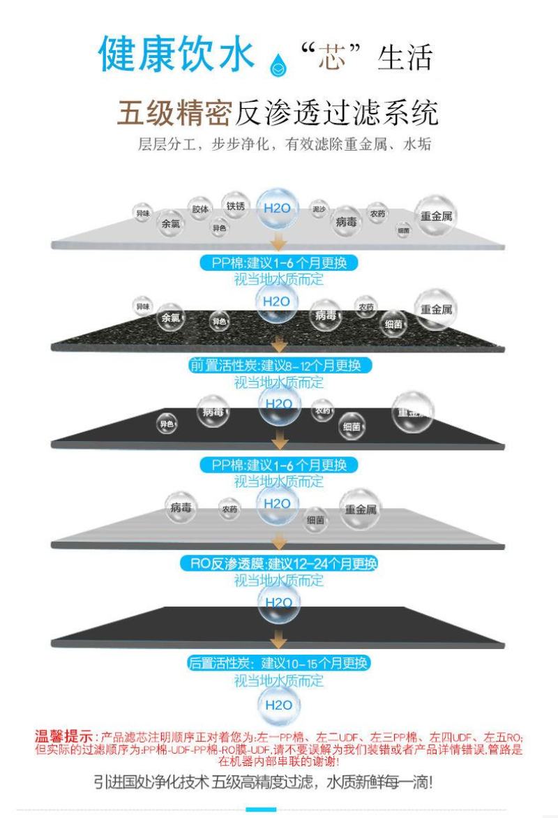 自吸净水器家用直饮加热一体机自来水RO反壁挂厨房饮水过滤