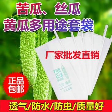 蔬菜水果套袋黄瓜/丝瓜/苦瓜套袋专用袋防虫袋防水防虫保护