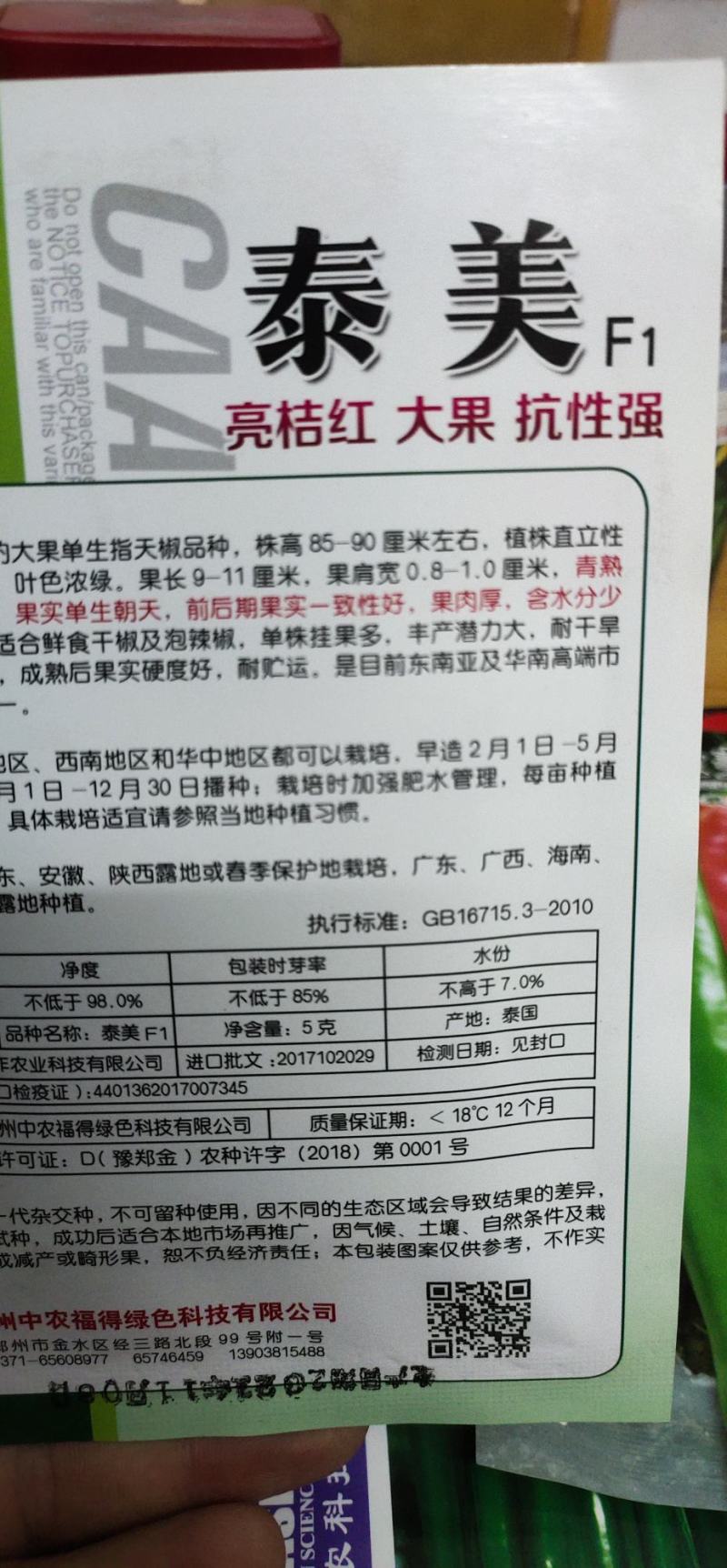 辣椒种子朝天椒单株挂果多耐干旱无白果长11厘