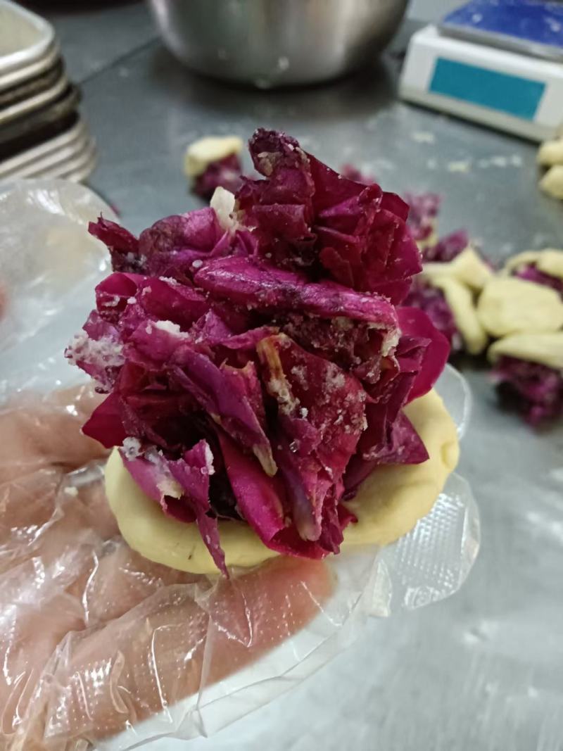 玫瑰鲜花饼