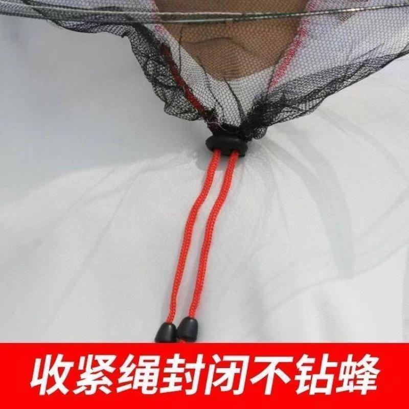 户外防蚊帽子男士遮脸防晒钓鱼帽夜钓透气网纱面罩养蜂防虫防
